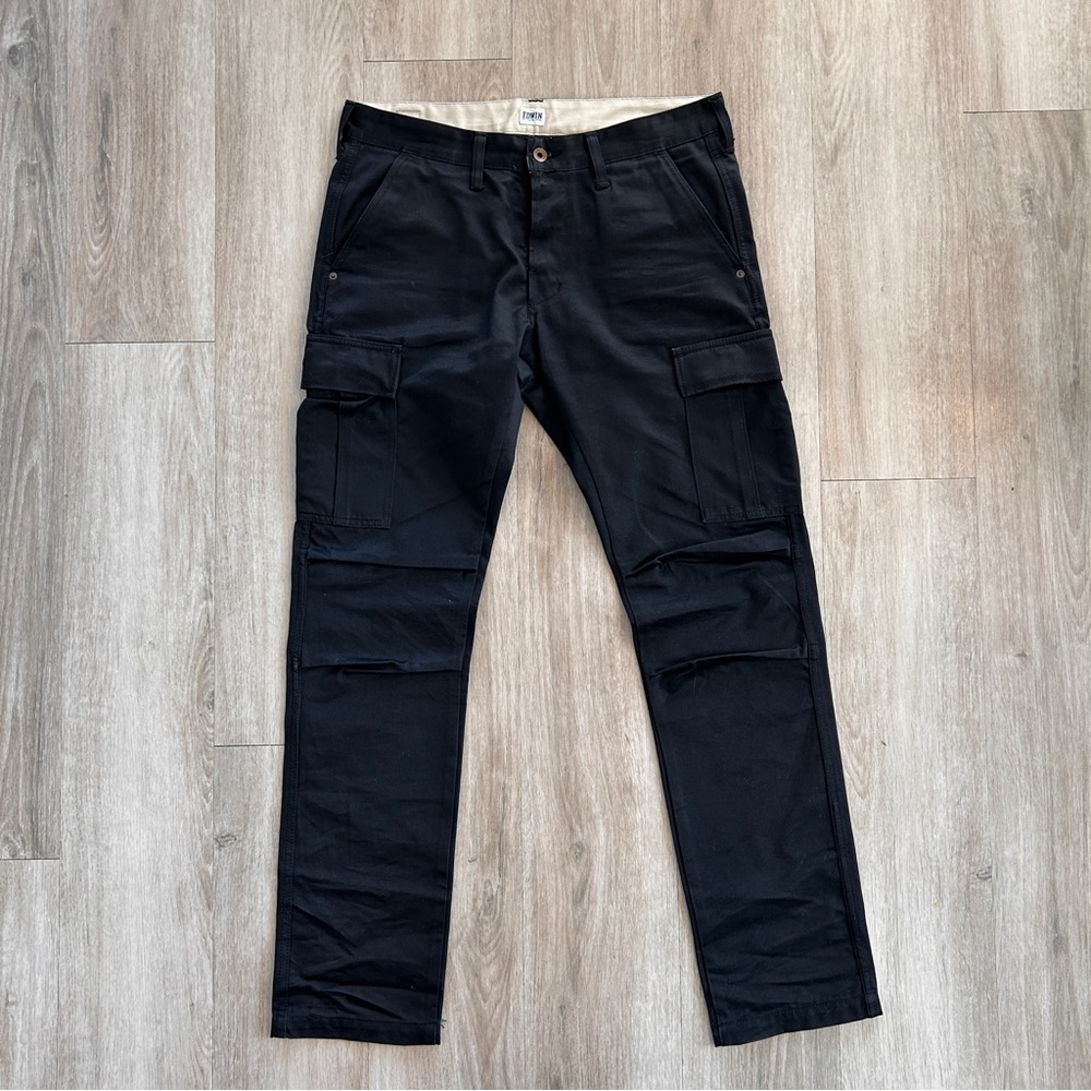 Edwin ED 55 Cargo Flight Pant Black Twill - Preowned Sz 31” X 33” FITS Sz 32-33